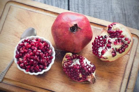Pomegranates Stock Photos