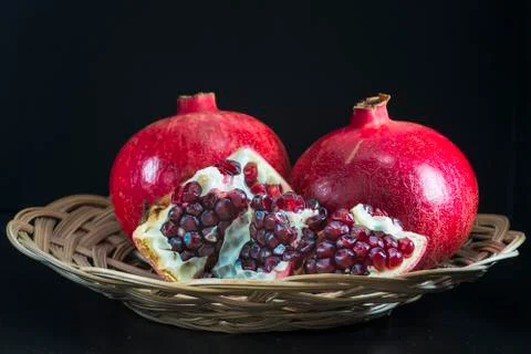 Pomegranates Stock Photos