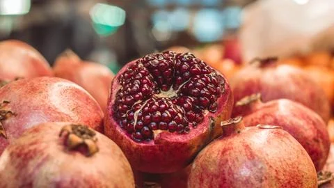 Pomegranates Stock Photos