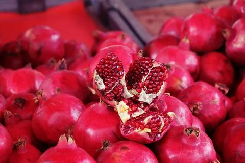 Pomegranates Stock Photos