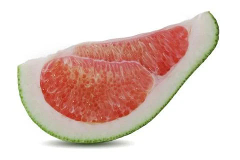 Pomelo fruit isolated on white background Stock Photos