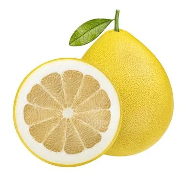 Pomelo isolated on white background Foto stock