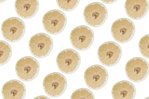 Pomelo slice on white background Stock Photos