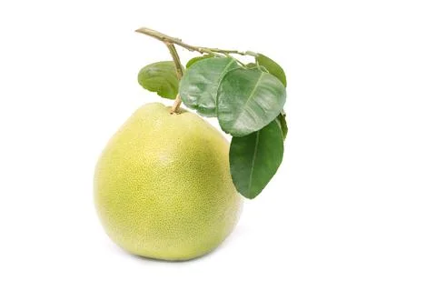 Pomelo with on white background Foto stock