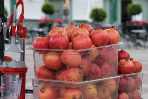 Pomgranates Stock Photos