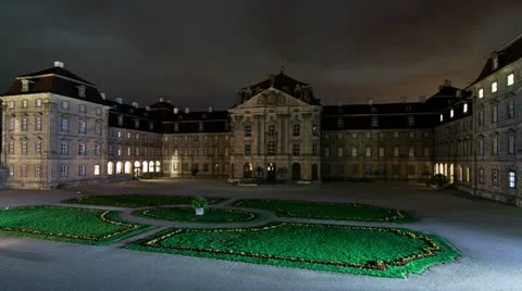 Pommersfelden Timelapse Stock Footage 11578700