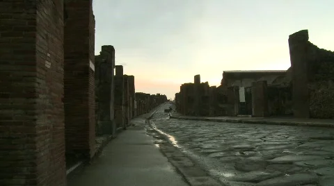 Pommpei empty street 2 Vidéo 791589