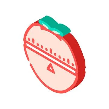 Pomodoro technique time management isometric icon vector illustration Stock-Illustration