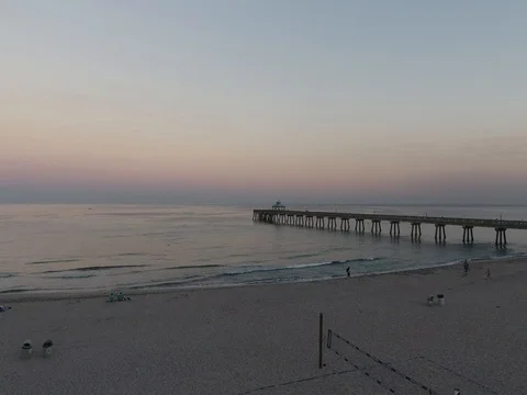 Pompano Beach Pier Video stock 70001449
