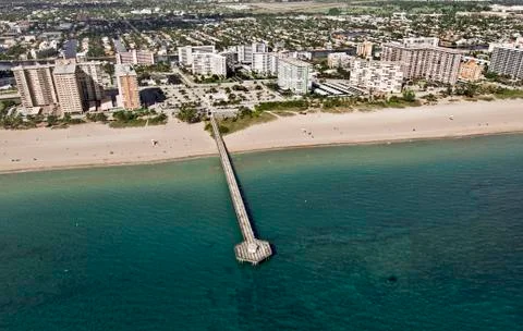 Pompano beach pier Stock Photos