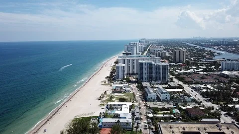 Pompano Beach In The Spring Stock Footage 89695190