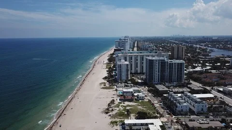 Pompano Beach In The Spring Stock Footage 89695366