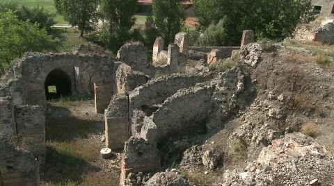 Pompei House of Scaurus Video stock 791257