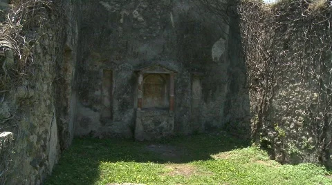 Pompei Lararium Stock-Footage 791327