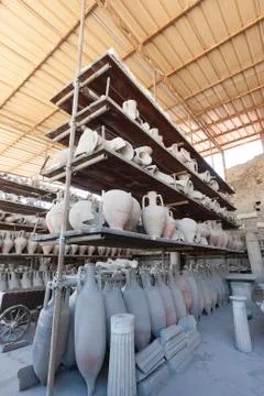 Pompeii Artifacts Stock Photos