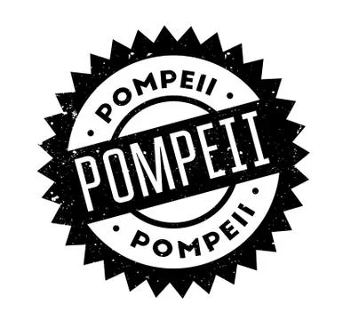 Pompeii rubber stamp Stock Illustration