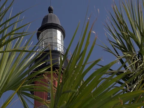 Ponce Inlet Lighthouse Video stock 70403529
