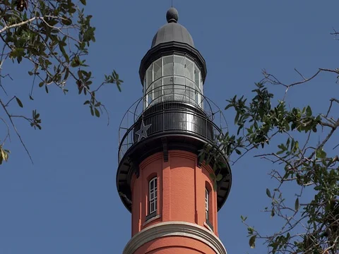 Ponce Inlet Lighthouse Stock Footage 70404053