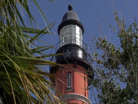 Ponce Inlet Lighthouse Stock Footage 70404175
