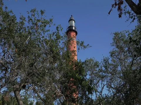 Ponce Inlet Lighthouse Stock Footage 70410380