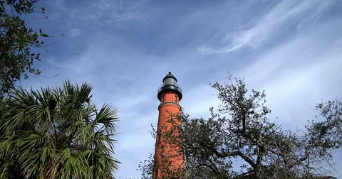 Ponce Inlet Lighthouse Video stock 83483760