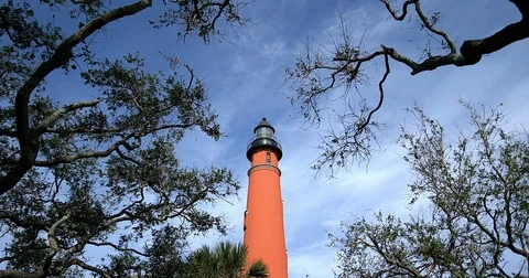 Ponce Inlet Lighthouse Stock-Footage 83487017