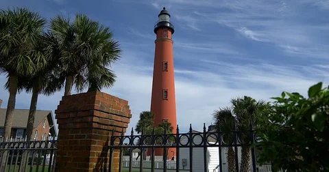 Ponce Inlet Lighthouse Video stock 83496468