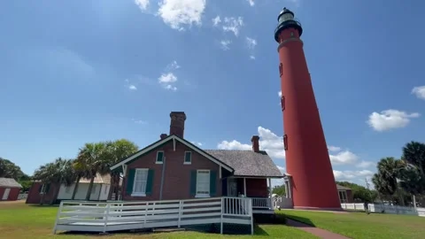 Ponce Inlet Lighthouse Stock Footage 195121583