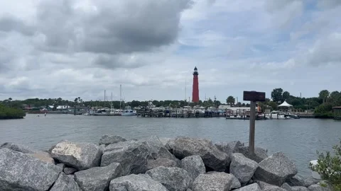 Ponce Inlet lighthouse Stock Footage 243753798
