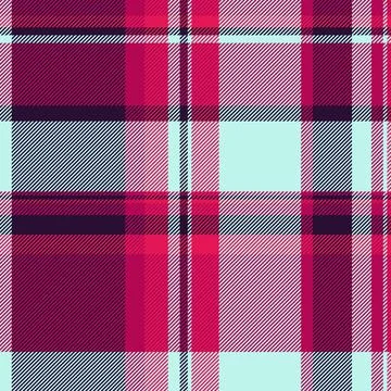 Poncho fabric pattern vector, cut out texture plaid textile. Continuity che.. Stock Illustration