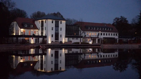 Pond in Dreieichenhain Stock Footage 106373398