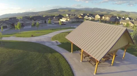 Pond flight raw 4 Stock Footage 51365550