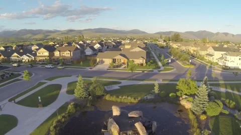 Pond fly over raw 8 Stock Footage 51365536