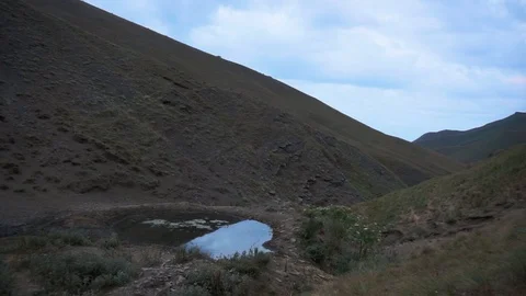 Pond in mountains Stock Footage 95545863