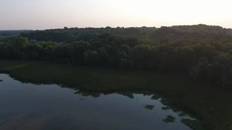 Pond Sunset Video stock 108515619