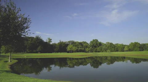 Pond in Texas Stock Footage 68503087