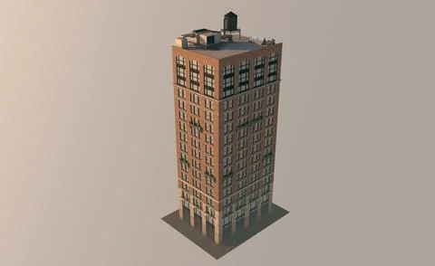 Pond5 Headquarters Manhattan Building 3D Model
