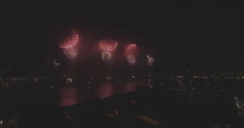 Pond5 NYC Fireworks 11 Stock Footage