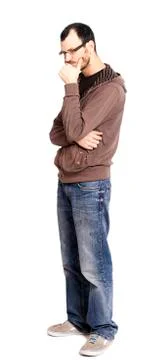 Pondering a problem Stock Photos