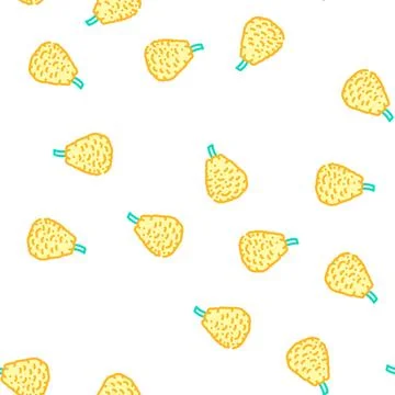 Ponderosa lemons vector seamless pattern Stock Illustration
