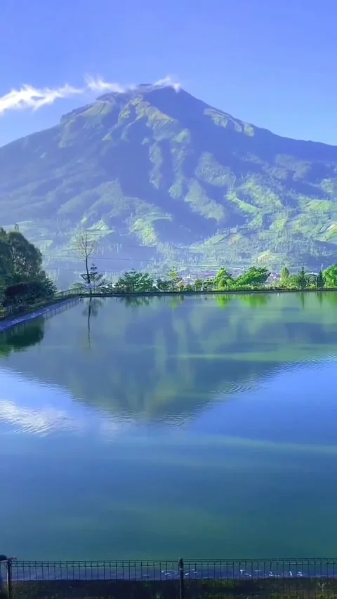 Ponds and mountains Stock Footage 223370111