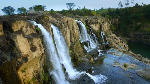 Pongour Waterfall Stock Footage 108507004