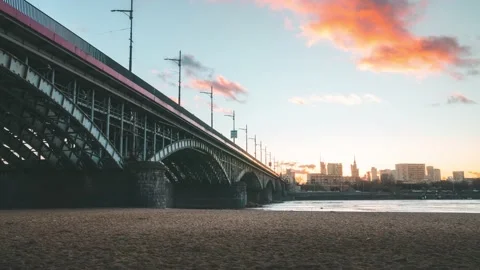 PONIATOWSKI bridge Stock Footage 149500011
