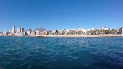 Poniente beach benidorm spain Vidéo 158547146