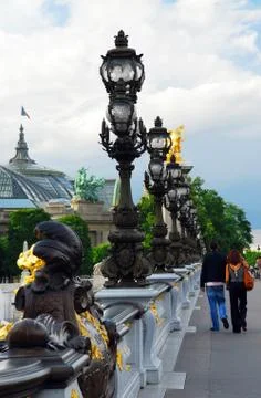 Pont alexander iii Stock Photos