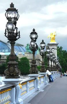 Pont alexander iii Stock Photos