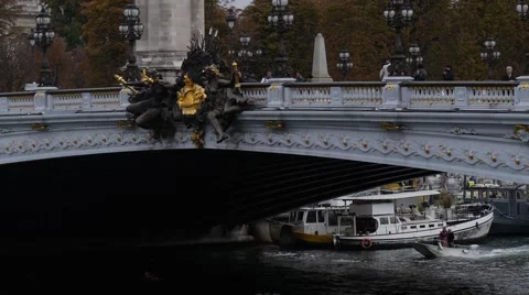 Pont Alexandre III Close Up Stock Footage 56735839