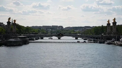 Pont Alexandre III in Paris Stock Footage 245344155