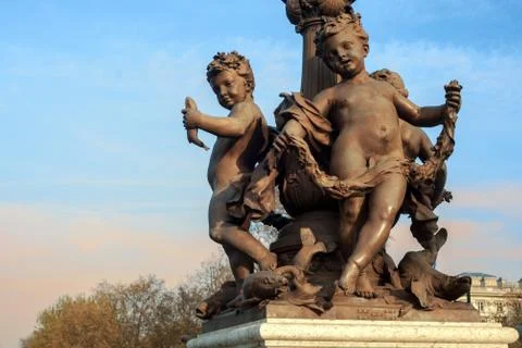 Pont Alexandre lll Stock Photos