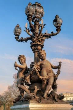 Pont Alexandre lll Stock Photos